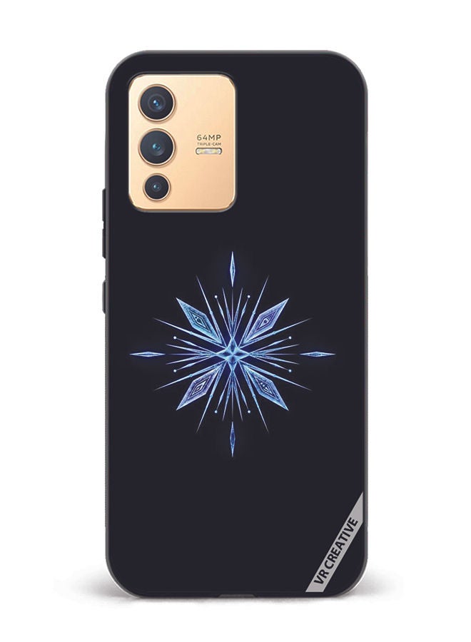 VR CREATIVE Protective Case Cover For Vivo V23 5G Blue Stars Design Multicolour - Image 1