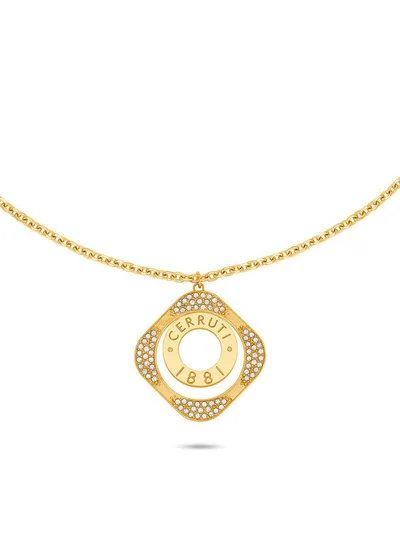 CERRUTI 1881 Leadri Yellow Gold Plated Stainless Steel Necklace for Women 700mm