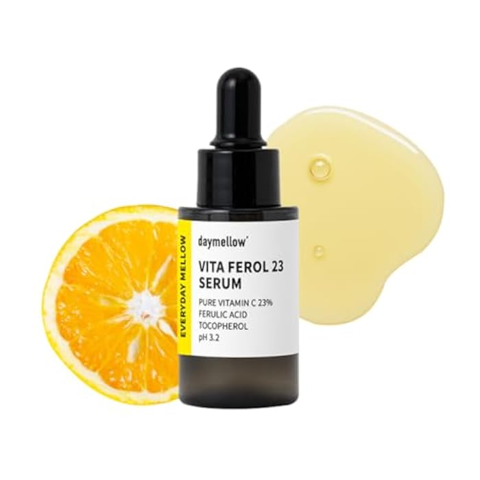 daymellow Vita Ferol 23 Serum 0.67fl.oz/20ml, Vitamin C Face Serum, Vitamin C 23%, Centella, Glutathione, Brightening, for Sensitive Skin, Acne, Dark Spots, Uneven Skin, brightening, Korean Skincare - Image 1