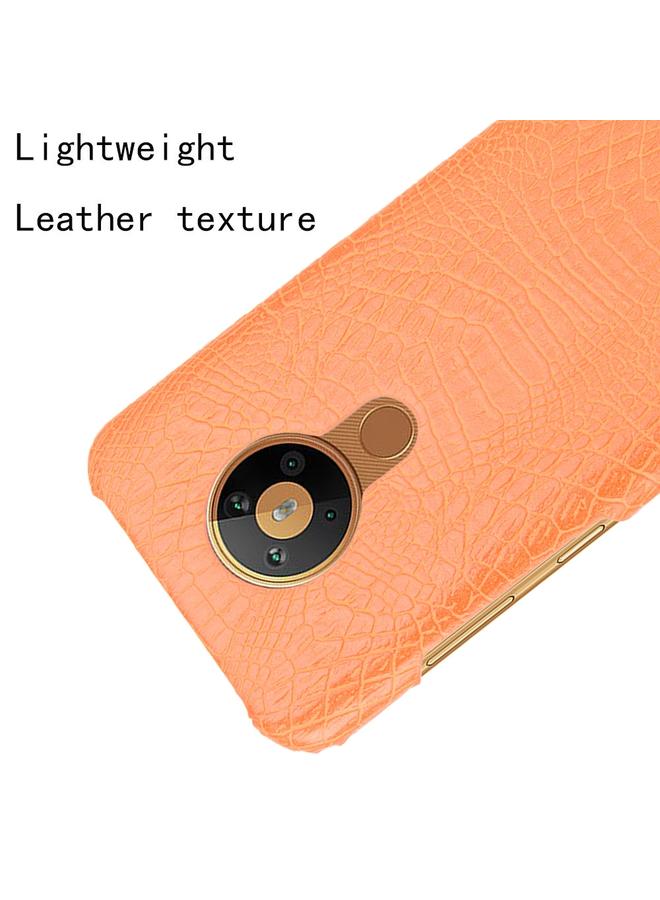 S-TOP Case For Nokia 5.3 Shockproof Crocodile Texture PC + PU Case - Image 4