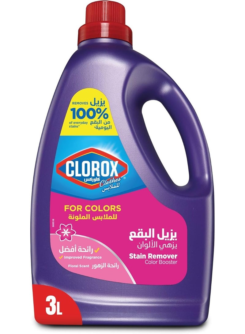 Clorox Clothes Stain Remover for Colors – Floral Scent, 3L - Image 1