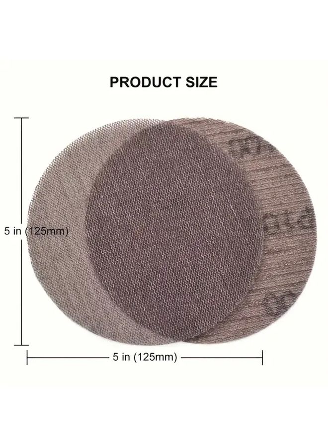 30Pcs 5 Inch Hook Loop Sanding Discs 80 100 240 320 400 600 Grits For Wood Furniture - Image 3