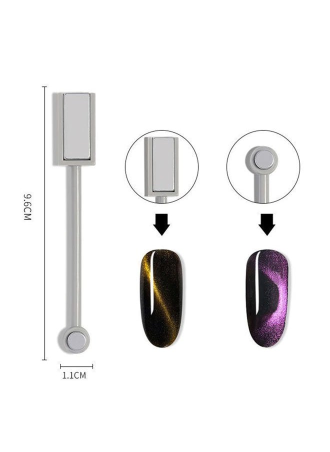 DANNEASY - 8pcs Nail Magnet 3d Cat Eye Magnetic Gel Polish Nail Polish Pens Nail Design Tools Magnet For Nails Magnet Wand Nail Art Accessories - Image 1