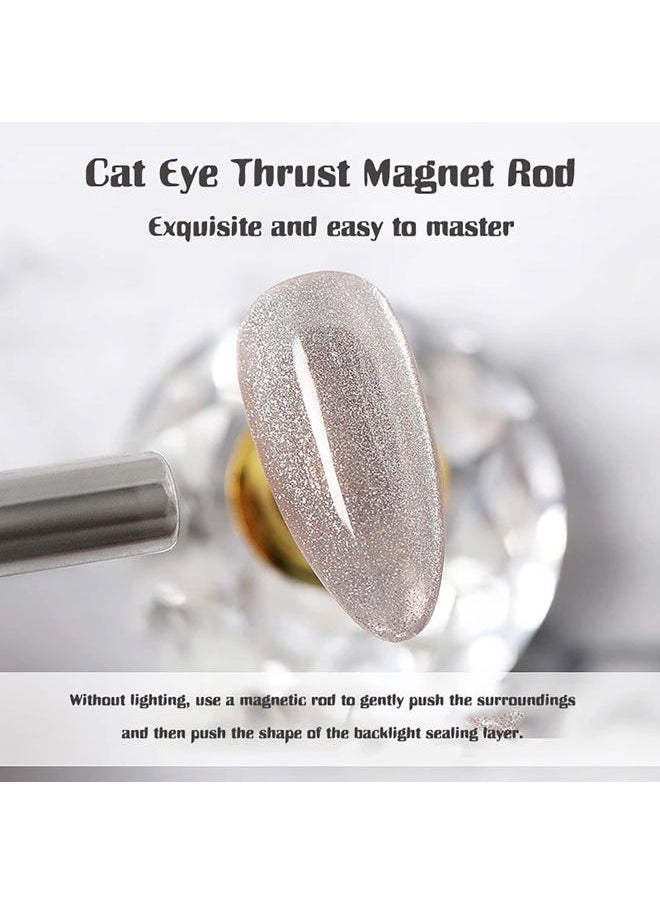 DANNEASY - 8pcs Nail Magnet 3d Cat Eye Magnetic Gel Polish Nail Polish Pens Nail Design Tools Magnet For Nails Magnet Wand Nail Art Accessories - Image 1