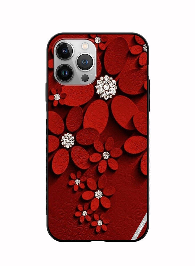 VR CREATIVE Protective Case Cover For Apple iPhone 11 Pro Max Flower Design Multicolour - Image 1