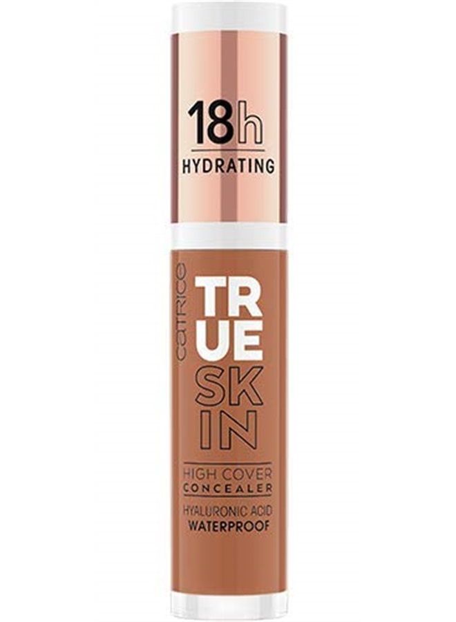 Catrice True Skin High Cover Concealer | Waterproof & Lightweight for Soft Matte Look | Contains Hyaluronic Acid & Lasts Up to 18 Hours | Vegan, Cruelty Free, Gluten Free (090 | Cool Espresso) - Image 1