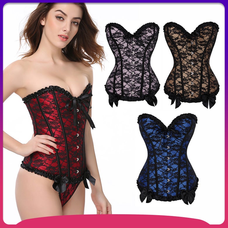 Supply Corset Waist Support – Mesh Lace Tight Belly Shaping for Women - Image 2