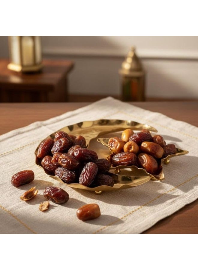 Islamic Moon and Star Shaped Serving Tray – Multi-Use Dessert Plate for Ramadan and Eid Decor - Image 3