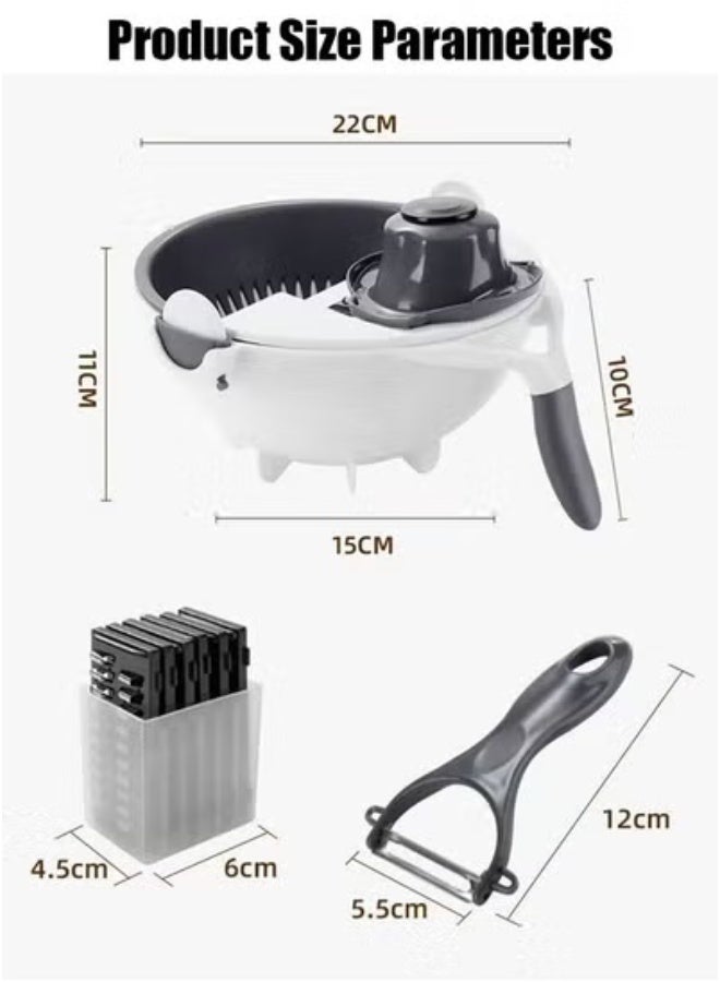 Ultra-Simplified Multi-functional New Cutting Tool for Chopping Vegetables. Squeezing and slicing. Suitable for home use. Slicing lemons, potatoes, etc. - Image 3