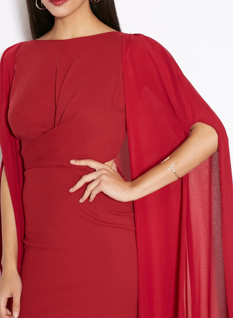 Threadz by Ajooni Cape Dress