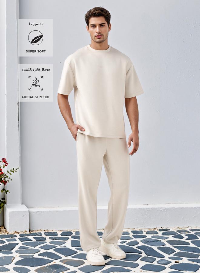 Kappa Printed Track Pants with Drawstring Closure and Pockets - Image 2