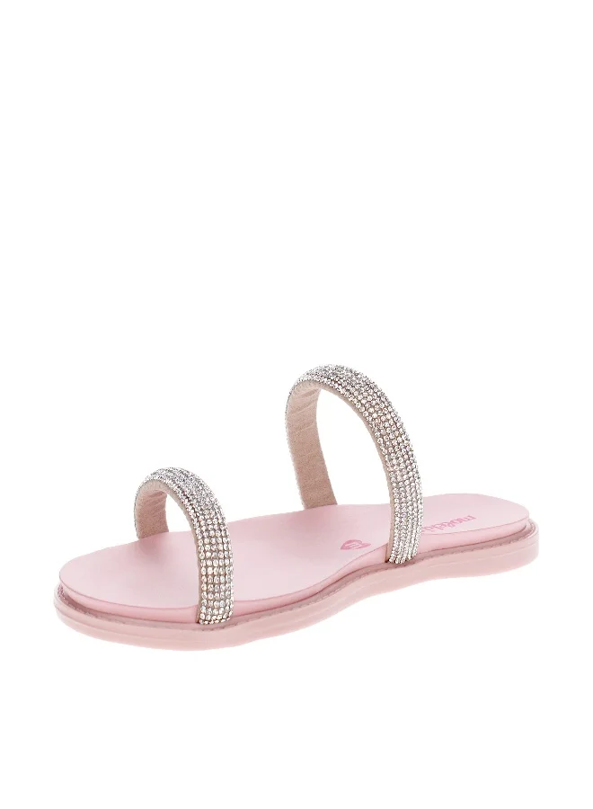 MOLEKINHA Slip-On Sandals for Girls – Comfortable Casual Sandals for Kids | Easy Wear Summer Shoes | Lightweight Footwear for Daily Wear, School, Travel & Outdoor Fun | Stylish Open-Toe Design