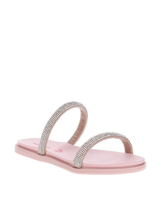 MOLEKINHA Slip-On Sandals for Girls – Comfortable Casual Sandals for Kids | Easy Wear Summer Shoes | Lightweight Footwear for Daily Wear, School, Travel & Outdoor Fun | Stylish Open-Toe Design