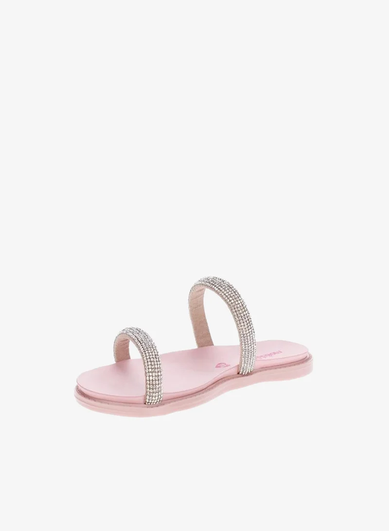 MOLEKINHA Slip-On Sandals for Girls – Comfortable Casual Sandals for Kids | Easy Wear Summer Shoes | Lightweight Footwear for Daily Wear, School, Travel & Outdoor Fun | Stylish Open-Toe Design