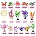 DRWATE 16 PCS Sea Ocean Cake Toppers Under the Sea Ocean Animals Birthday Cake Decorations for Sea Ocean Theme Baby Shower Birthday Party Supplies Ocean - Image 4