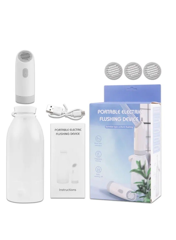 Plynox Portable Electric Bidet with 400ml water bottle- Premium Travel Shattaf, Handheld Sprayer for Personal Hygiene - Ideal for Home, Office & Outdoor Use - Image 1