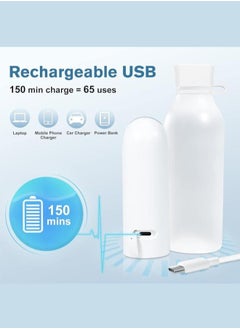 Plynox Portable Electric Bidet with 400ml water bottle- Premium Travel Shattaf, Handheld Sprayer for Personal Hygiene - Ideal for Home, Office & Outdoor Use  - Image 4