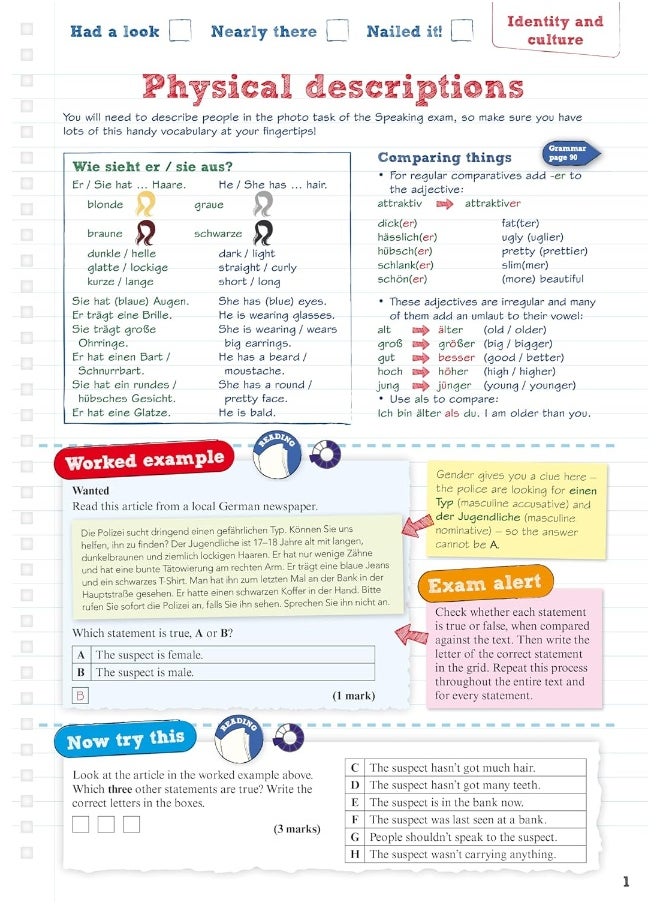 Pearson REVISE AQA GCSE (9-1) German Revision Guide : For 2024 and 2025 assessments and exams - incl. free online edition (Revise AQA GCSE MFL 16)