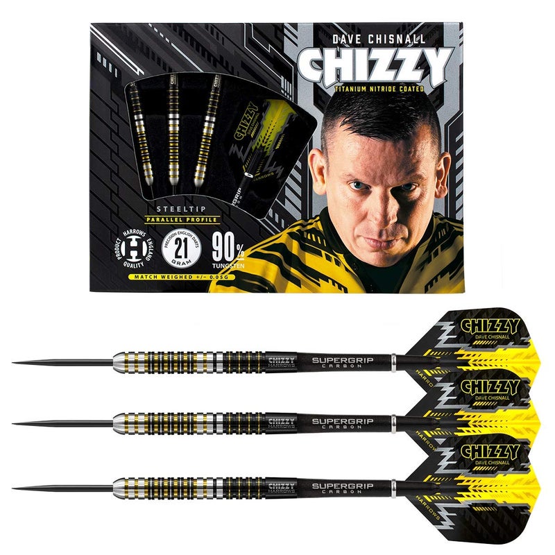 Harrows Dave Chisnall 90 Tungsten Steel Tip Darts 26 - Image 2