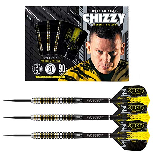 Harrows Dave Chisnall 90 Tungsten Steel Tip Darts 26 - Image 1