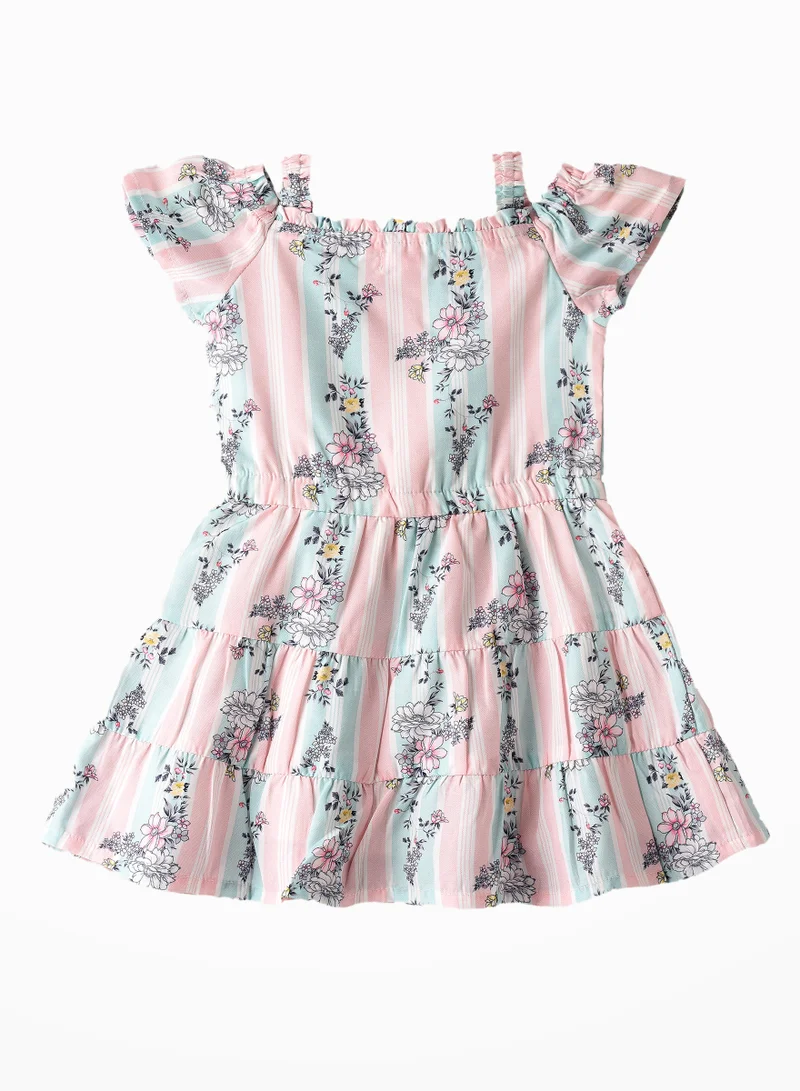 جيلين Sunshine Blooms: Baby Girls' Floral Dress Comfort & Style for Every Adventure