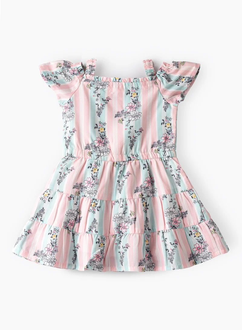 جيلين Sunshine Blooms: Baby Girls' Floral Dress Comfort & Style for Every Adventure