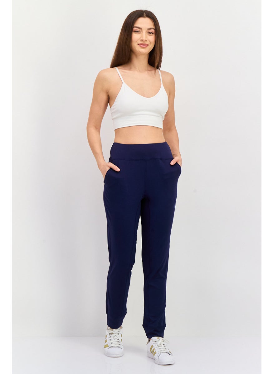 Jones New York - Women Sportswear Fit Yoga Jogger Pants, Navy - Image 1