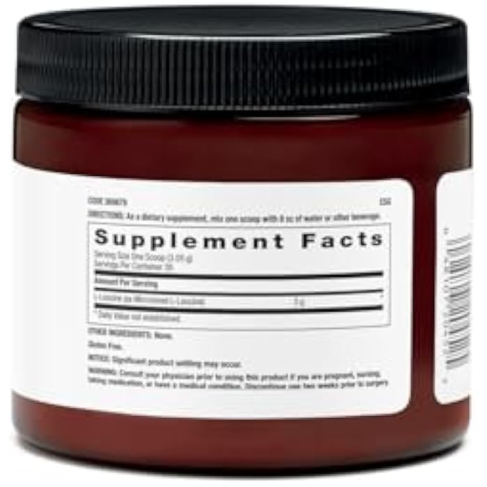 BEYOND RAW Chemistry Labs L-Leucine Powder, Fuels Muscles, 30 Servings - Image 2