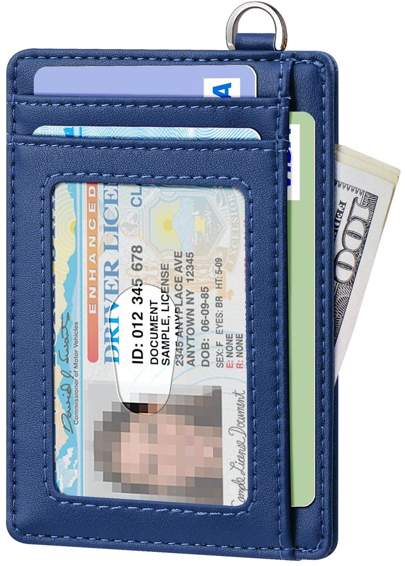 FurArt Slim Minimalist Wallet, Front Pocket Wallets, RFID Blocking, Credit Card Holder for Men-Midnight Blue - Image 2