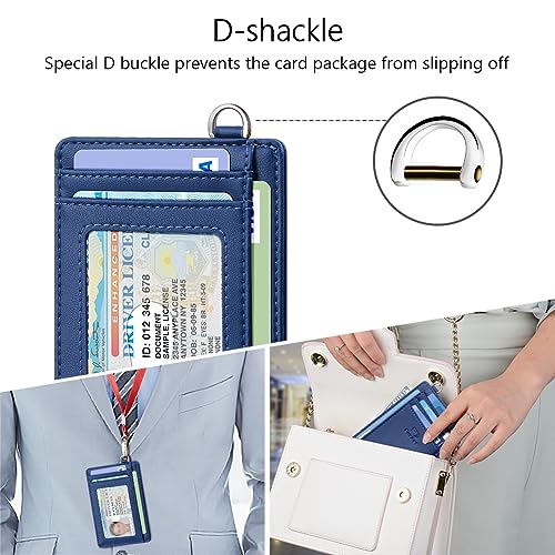 FurArt Slim Minimalist Wallet, Front Pocket Wallets, RFID Blocking, Credit Card Holder for Men-Midnight Blue - Image 4