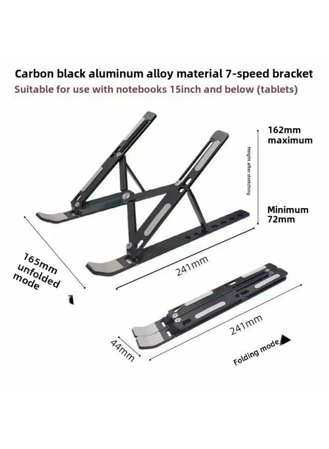 Laptop Bracket N3 Aluminum Alloy Bracket Office Online Class Gift Tablet PC Bracket-Color:Silver-Applicable Size:Double Fork - Image 3