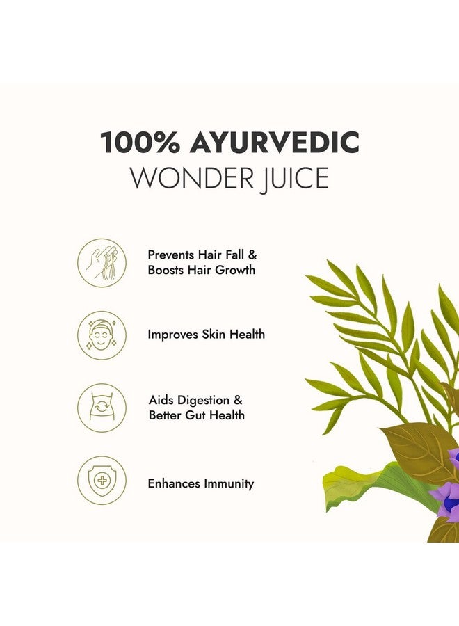 Kapiva Kapiva Wild Amla Juice 1L + Kapiva Thar Aloe Vera Juice (with Pulp) | Cold-pressed Juice Combo to Help with Glowing Skin, Hair Care, and Detox (1L)  - Image 5