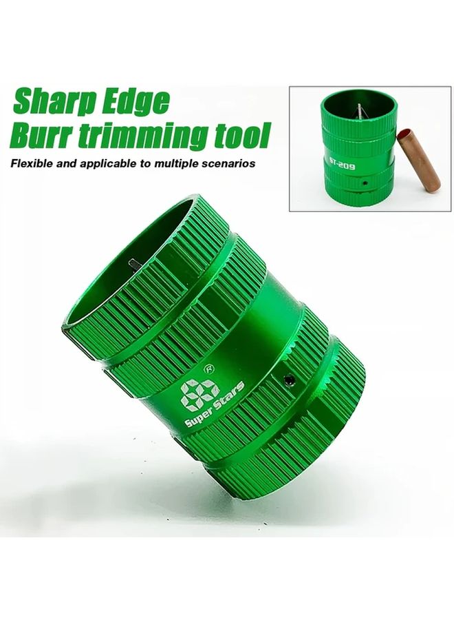 High Strength Green Pipe Deburring Tool 1 4 to 1 5 8 Inch for Copper Aluminum Plastic - Image 2