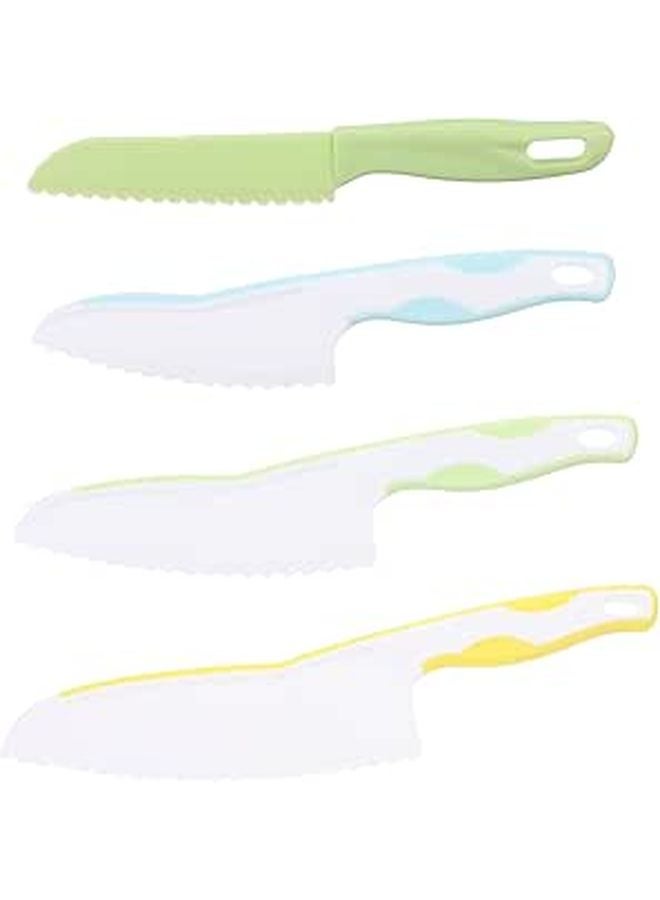 4Pcs Reusable Plastic Fruit Vegetable Slicer Cutter Handheld Kitchen Tools - Image 1