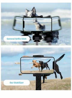 Excefore Selfie Stick Gimbal Stabilizer, Portable Handheld Gimble with Tripod & Remote for Cell Phone Camera & Android Smartphone Recording Video & Vlogging  - Image 4