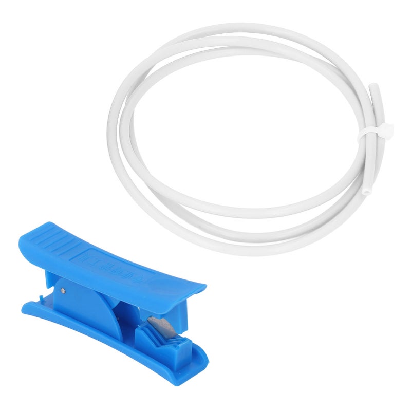 3D Printer PTFE Tube 3 Meter Heat Resistant 3D Printer Accessories Kit with Tube Cutter for 1.75mm Filament White - Image 1