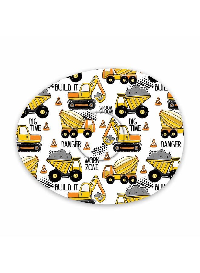 RockaDex Freestyle Libre Adhesive Construction Design Adhesive Patches with Split Backing, Easy to Apply x 10 Pack - Image 1