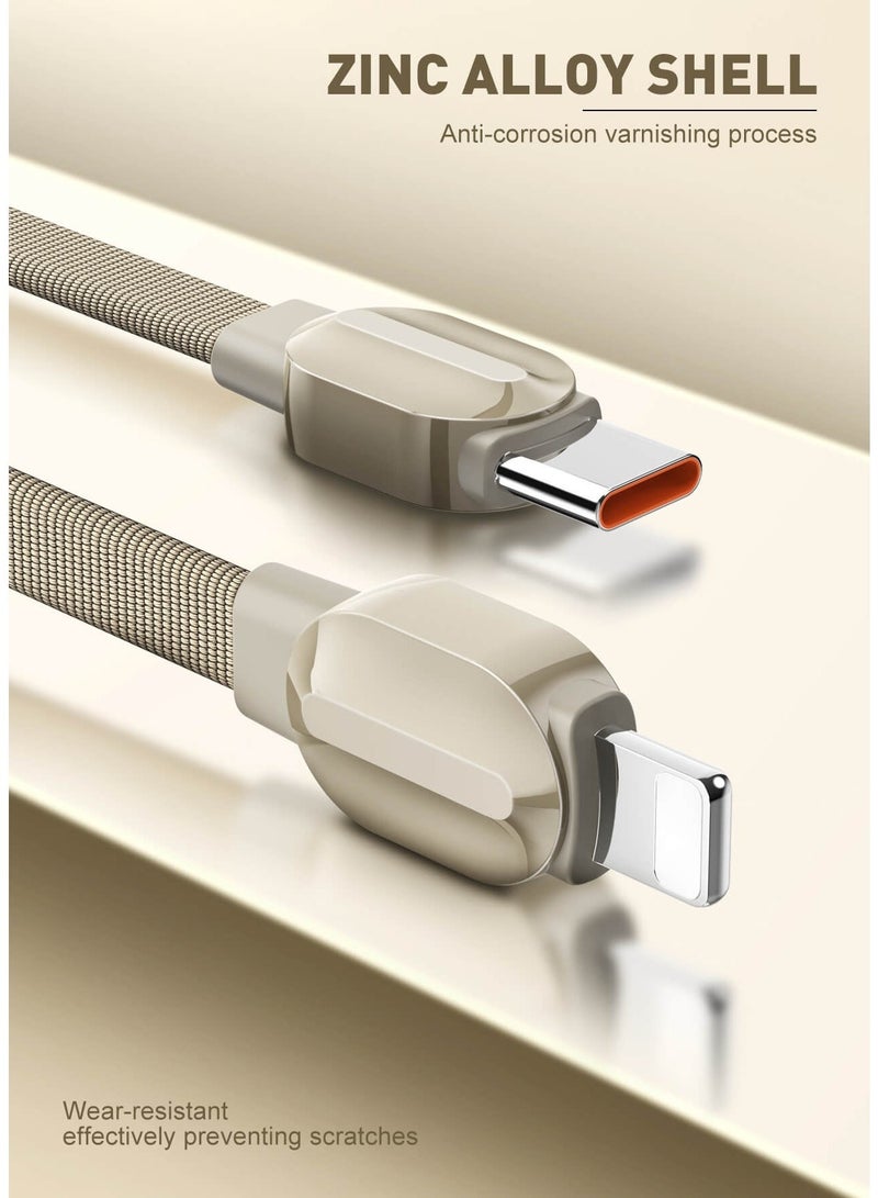 لدنيو كابل LDNIO LC211i من USB-C إلى Lightning، يدعم الشحن السريع بتقنية PD بقدرة 30 واط ونقل البيانات، ومصمم خصيصاً لهواتف iPhone وأجهزة iPad. - Image 5