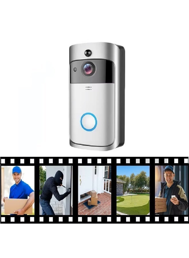 V5 Smart Video Doorbell (Wi-Fi) 720P HD: Protect Your Home with Two-Way Audio and Night Vision - Image 3