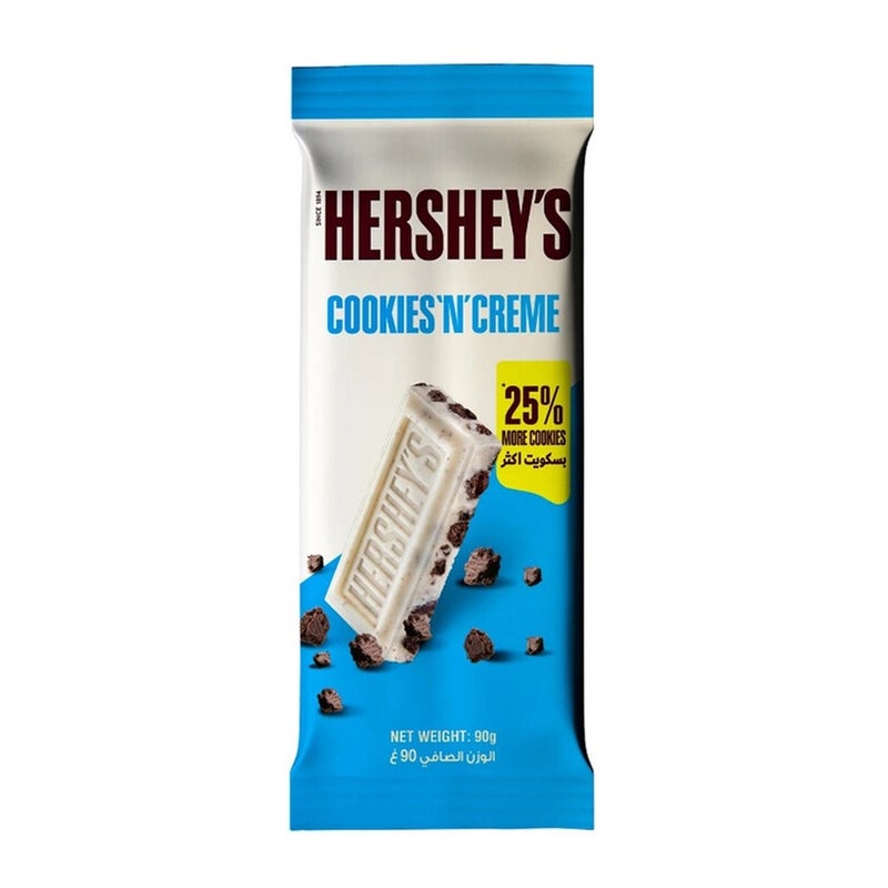 Hershey's Cookies N Creme Chocolate Bar- 90gms