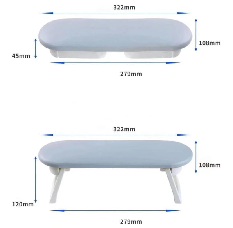 Brille Bee Professional Nail Arm Rest Manicure Hand Rest Nail Hand Rest Stand Nail Cushion for Nail Technicians stand  - Image 5