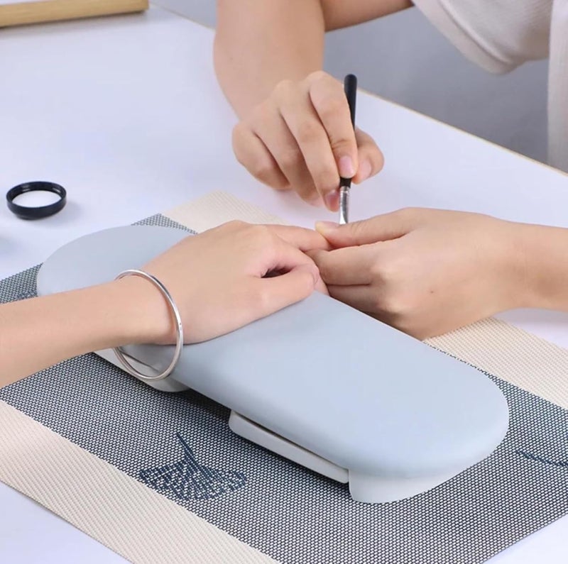 Brille Bee Professional Nail Arm Rest Manicure Hand Rest Nail Hand Rest Stand Nail Cushion for Nail Technicians stand  - Image 3