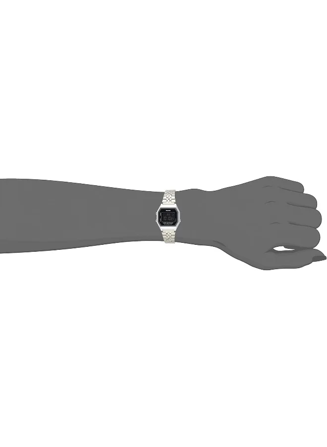CASIO Women's Stainless Steel Digital Watch LA680WA-1B - 28.6 mm