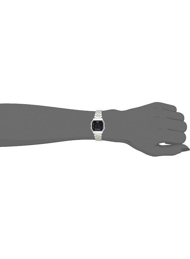 CASIO Women's Stainless Steel Digital Watch LA680WA-1B - 28.6 mm - Image 4