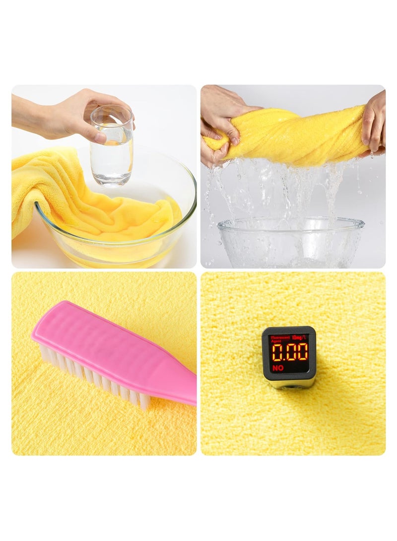 SOLARAE Baby Bath Towel with Hood, 70*140cm Ultra Soft Highly Absorbent Bathrobe Blanket Toddlers Bathrobe, Washcloth Set with Cute Animal Design for Baby Girls Boys 0-3 Years - Image 3