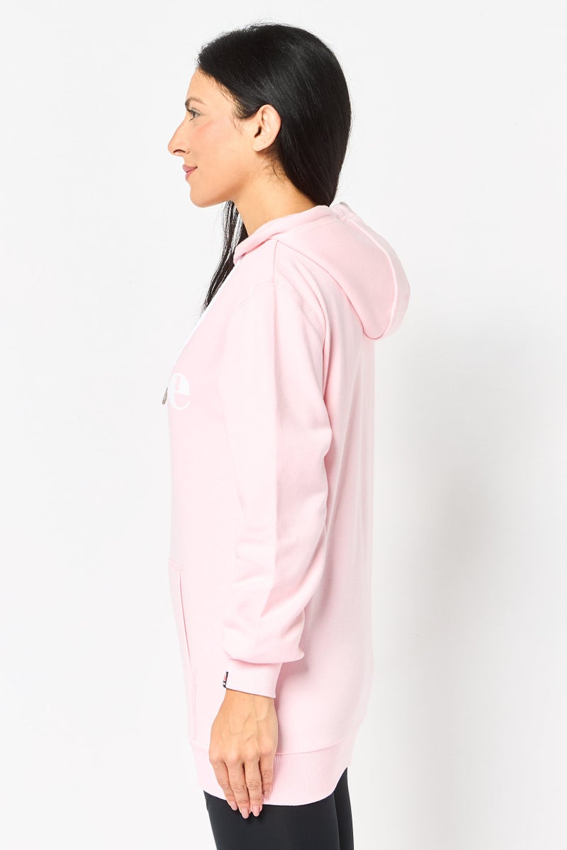 Ellesse Women Sportswear Fit Long Sleeve Outdoor Hoodie, Light Pink - Image 3