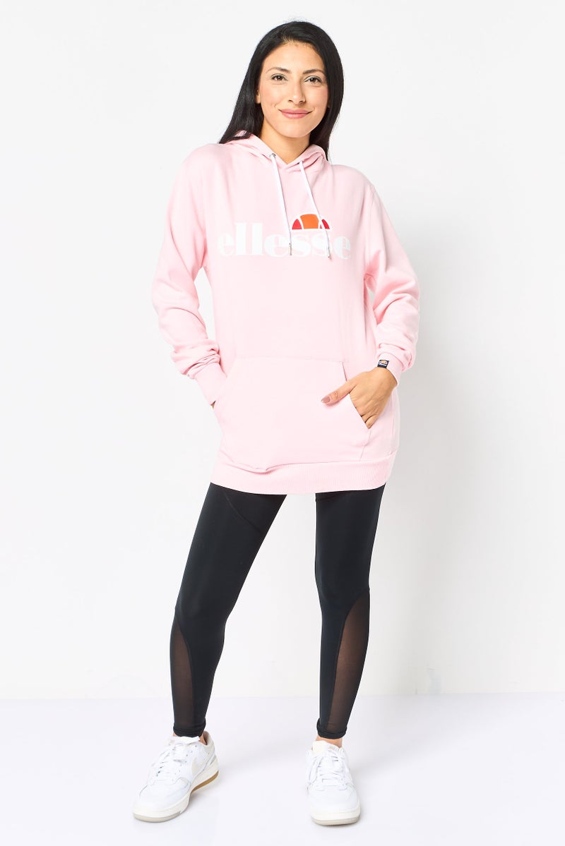 Ellesse Women Sportswear Fit Long Sleeve Outdoor Hoodie, Light Pink - Image 2