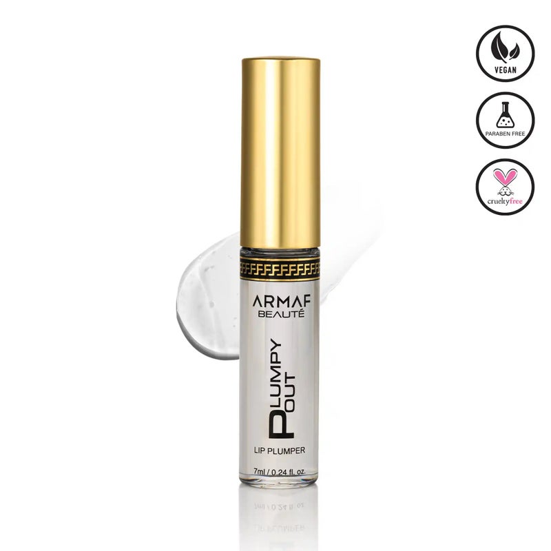 Armaf Beaute Plumpy Pout Lip Plumper Sassy 7ml, Hydrating, Moisturizing Lip Gloss With Hotflux, Weightless & Long Lasting Mirror Shine, Instant Tingle & Fuller Looking, Lightweight & Non Sticky Plump - Image 1