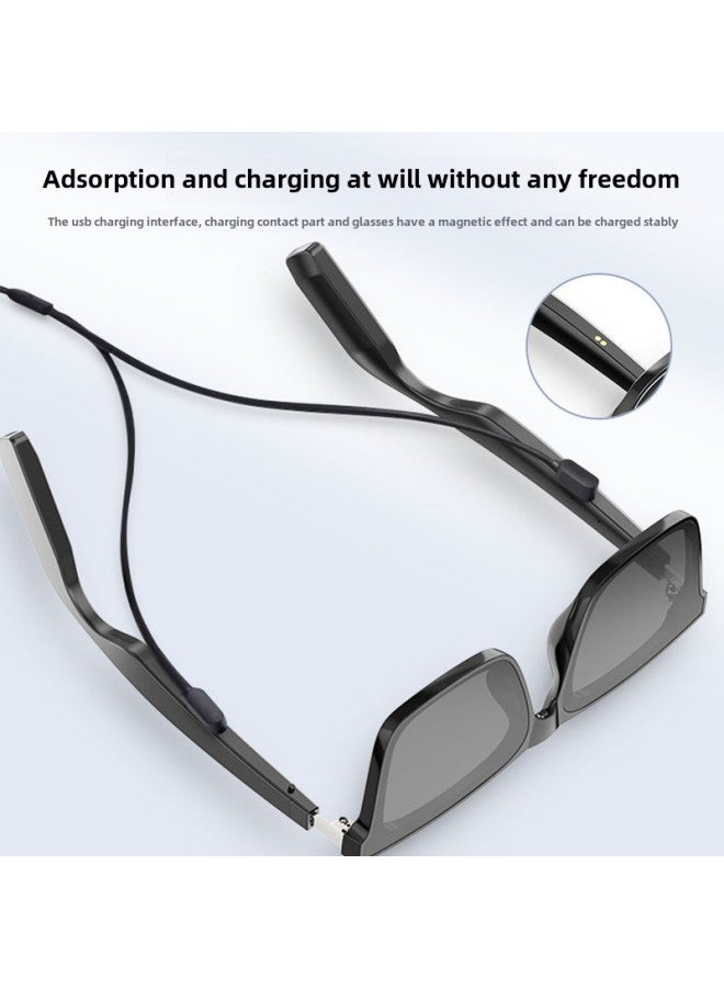 Manufacturers 2024 Private Model Bluetooth Sunglasses Listen To Songs And Call Driving Fishing Outdoor Essential Artifact-Color:Black  - Image 4