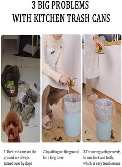 joyzzz Hanging 9L Foldable Kitchen Trash Can, Suitable for Cabinets, Kitchens, Bedrooms, and Bathrooms  - Image 4